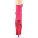 Pleaser FLAMINGO-1020FST Grey Faux Suede/Frosted Grey UK 4
