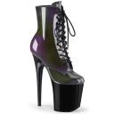 Pleaser FLAMINGO-1020SHG PURPLE-OLIVE/BLACK Ankle Boot Size 7