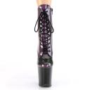 Pleaser FLAMINGO-1020SHG PURPLE-OLIVE/BLACK Ankle Boot Size 7