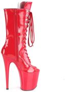 Pleaser FLAMINGO-1051 Red Patent Mid-Calf Boot Size 11