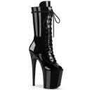 Pleaser FLAMINGO-1051 Red Patent Mid-Calf Boot Size 11