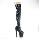 Pleaser FLAMINGO-3000HWR Black Stretch Holo/Black Holo Size 5