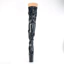 Pleaser FLAMINGO-3000HWR Black Stretch Holo/Black Holo Size 5