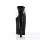 Pleaser FLAMINGO-802 Clear/Black Slide Size 11