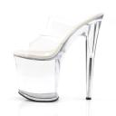 Pleaser FLAMINGO-802 Clear Slide Size 10