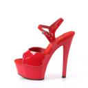 Pleaser GLEAM-609 Baby Pink Patent /Baby Pink Size 11