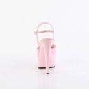 Pleaser GLEAM-609 Baby Pink Patent /Baby Pink Size 11