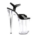 Pleaser INFINITY-909 Nude Patent/Nude Size 6