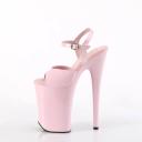 Pleaser INFINITY-909 Nude Patent/Nude Size 6