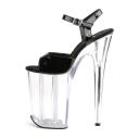 Pleaser INFINITY-909 Nude Patent/Nude Size 6