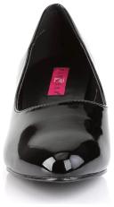 Pleaser Pink Label FAB-420 Black Pat Size 15