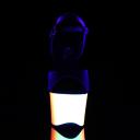 Pleaser - RAINBOW-309UV 9 / Black Patent/Neon Multi