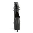 Pleaser SKY-1018 Black Patent Ankle Boot Size 6