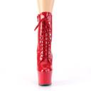 Pleaser SKY-1020 Red Patent Ankle Boot Size 5