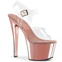 Pleaser - Sky-308 5 / Clear/Purple Chrome