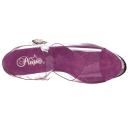 Pleaser - Sky-308 8 / Clear/Purple Chrome