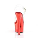 Pleaser - Sky-308 8 / Clear/Purple Chrome