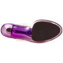 Pleaser - Sky-308 8 / Clear/Purple Chrome