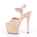 Pleaser SKY-308N Black (Jelly-Like) TPU/Black Platform Sandal Size 7