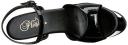 Pleaser SKY-309VL, 7" Heel Vegan Ankle Strap Sandal - Black 7