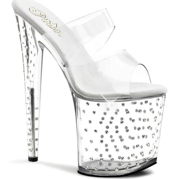 Pleaser STARDUST-802 Clear Slide Size 11