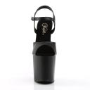 Pleaser - TABOO-709 12 / Black Faux Leather/Black Matte