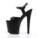 Pleaser - TABOO-709 12 / Black Faux Leather/Black Matte