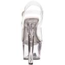 Pleaser TREASURE-708 Clear Platform Sandal Size 12