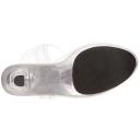 Pleaser TREASURE-708 Clear Platform Sandal Size 14