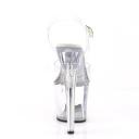 Pleaser TREASURE-708RAD Clear Platform Sandal Size 11