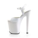 Pleaser XTREME-809 Black Patent Platform Sandal Size 13
