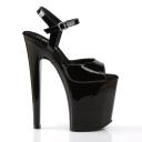 Pleaser XTREME-809 White Patent Platform Sandal Size 13