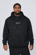 Plus Basic Over The Head Man Dash Hoodie