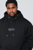Plus Basic Over The Head Man Dash Hoodie