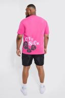 Plus Elastic Waist Toggle Cargo Short