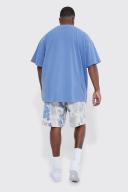 Plus Fixed Relaxed Camo Cargo Short