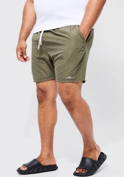 Plus Man Signature Mid Length Swim Shorts