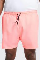 Plus Mid Length Plain Swim Shorts