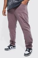 Plus Overdyed Skinny Leg Stacked Jean