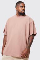 Plus Oversized Extended Neck Ottoman T-Shirt