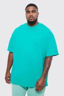 Plus Oversized Extended Neck T-Shirt