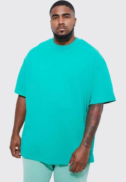 Plus Oversized Extended Neck T-Shirt