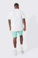 Plus Oversized Fruit T-Shirt & Short Set