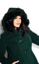 Plus Size Coat Wonderwall in Alpine, Size 18/M | City Chic