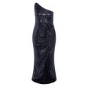 Plus Size Maxi Dress Athena in Navy, Size 14 | City Chic