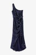 Plus Size Maxi Dress Athena in Navy, Size 14 | City Chic