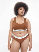 Plus Size Modern Cotton Naturals Bikini Brief Brown 1x