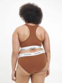 Plus Size Modern Cotton Naturals Bikini Brief Brown 1x