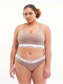 Plus Size Modern Cotton Naturals Bikini Brief Neutral 1x