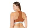 Plus Size Modern Cotton Naturals Bralette Brown 1x